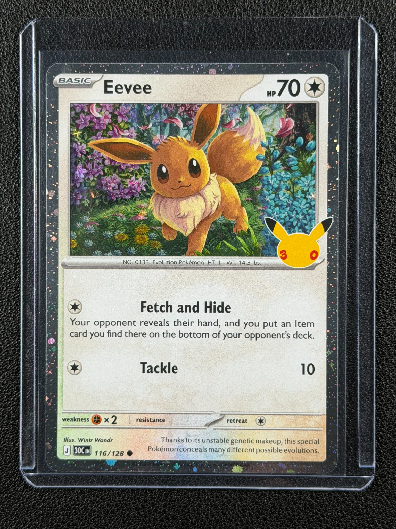 Eevee trading card